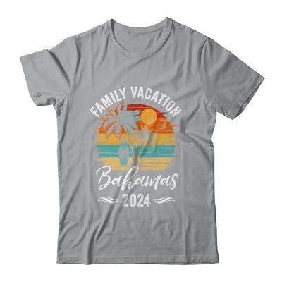 Family Vacation 2024 Vintage Bahamas Summer Matching Trip Shirt & Tank Top | teecentury