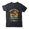 Family Vacation 2024 Vintage California Summer Matching Trip Shirt & Tank Top | teecentury