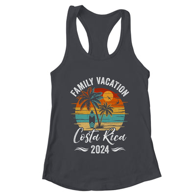 Family Vacation 2024 Vintage Costa Rica Summer Matching Trip Shirt & Tank Top | teecentury