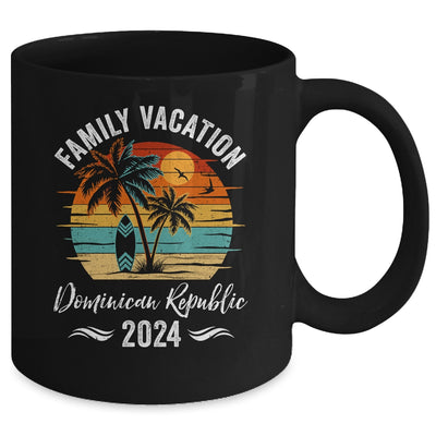 Family Vacation 2024 Vintage Dominican Republic Summer Matching Trip Mug | teecentury