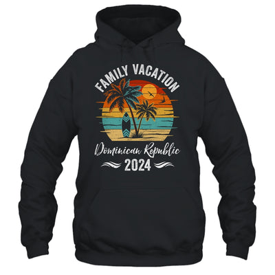 Family Vacation 2024 Vintage Dominican Republic Summer Matching Trip Shirt & Tank Top | teecentury