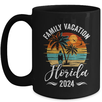 Family Vacation 2024 Vintage Florida Summer Matching Trip Mug | teecentury