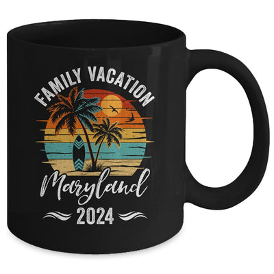 Family Vacation 2024 Vintage Maryland Summer Matching Trip Mug | teecentury