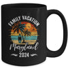 Family Vacation 2024 Vintage Maryland Summer Matching Trip Mug | teecentury