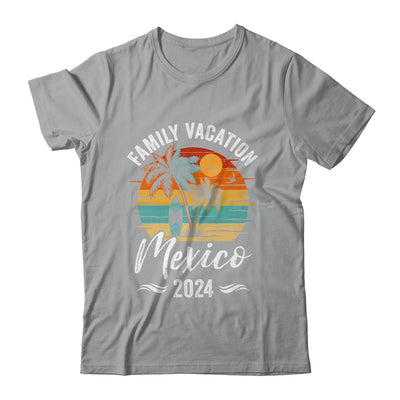 Family Vacation 2024 Vintage Mexico Summer Matching Trip Shirt & Tank Top | teecentury