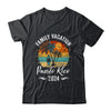 Family Vacation 2024 Vintage Puerto Rico Summer Matching Trip Shirt & Tank Top | teecentury
