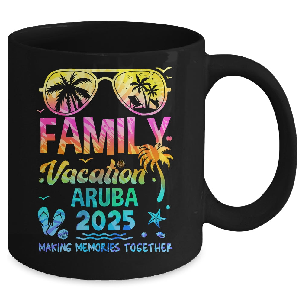 Family Vacation 2025 Aruba Matching Memories Together Mug | teecentury