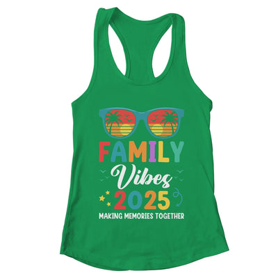 Family Vacation 2025 Beach Matching Summer Family Vibes Shirt & Tank Top | teecentury