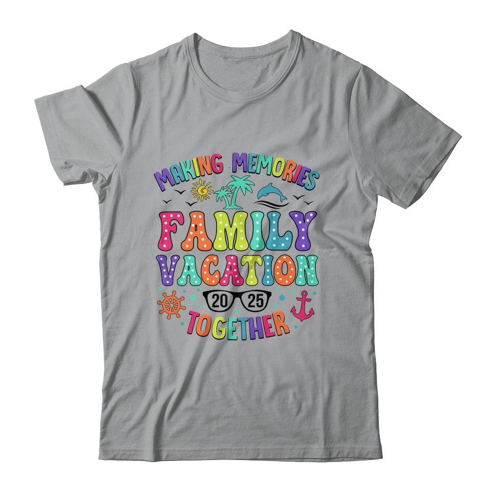 Family Vacation 2025 Beach Matching Summer Vacation Shirt & Tank Top | teecentury