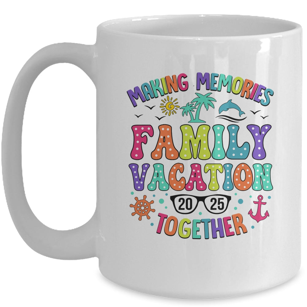 Family Vacation 2025 Beach Matching Summer Vacation Mug | teecentury