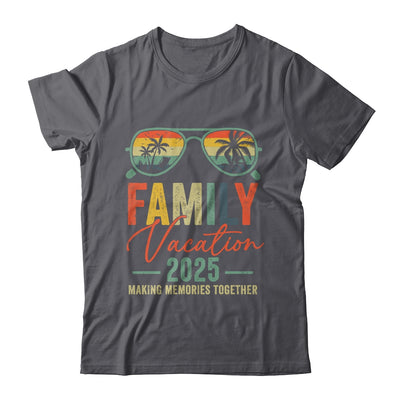 Family Vacation 2025 Beach Matching Summer Vacation Retro Shirt & Tank Top | teecentury