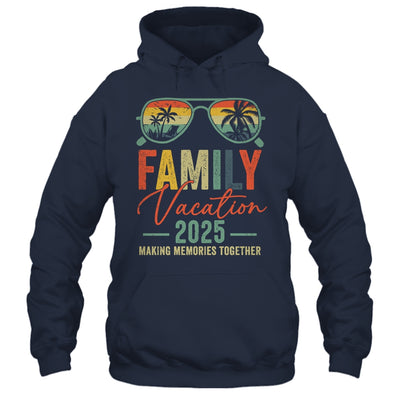 Family Vacation 2025 Beach Matching Summer Vacation Retro Shirt & Tank Top | teecentury