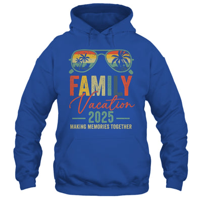Family Vacation 2025 Beach Matching Summer Vacation Retro Shirt & Tank Top | teecentury