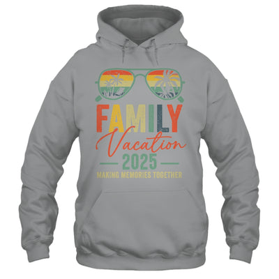 Family Vacation 2025 Beach Matching Summer Vacation Retro Shirt & Tank Top | teecentury