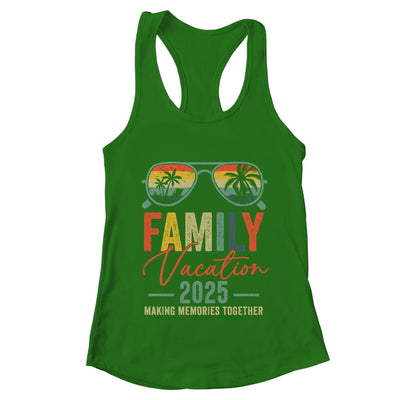 Family Vacation 2025 Beach Matching Summer Vacation Retro Shirt & Tank Top | teecentury