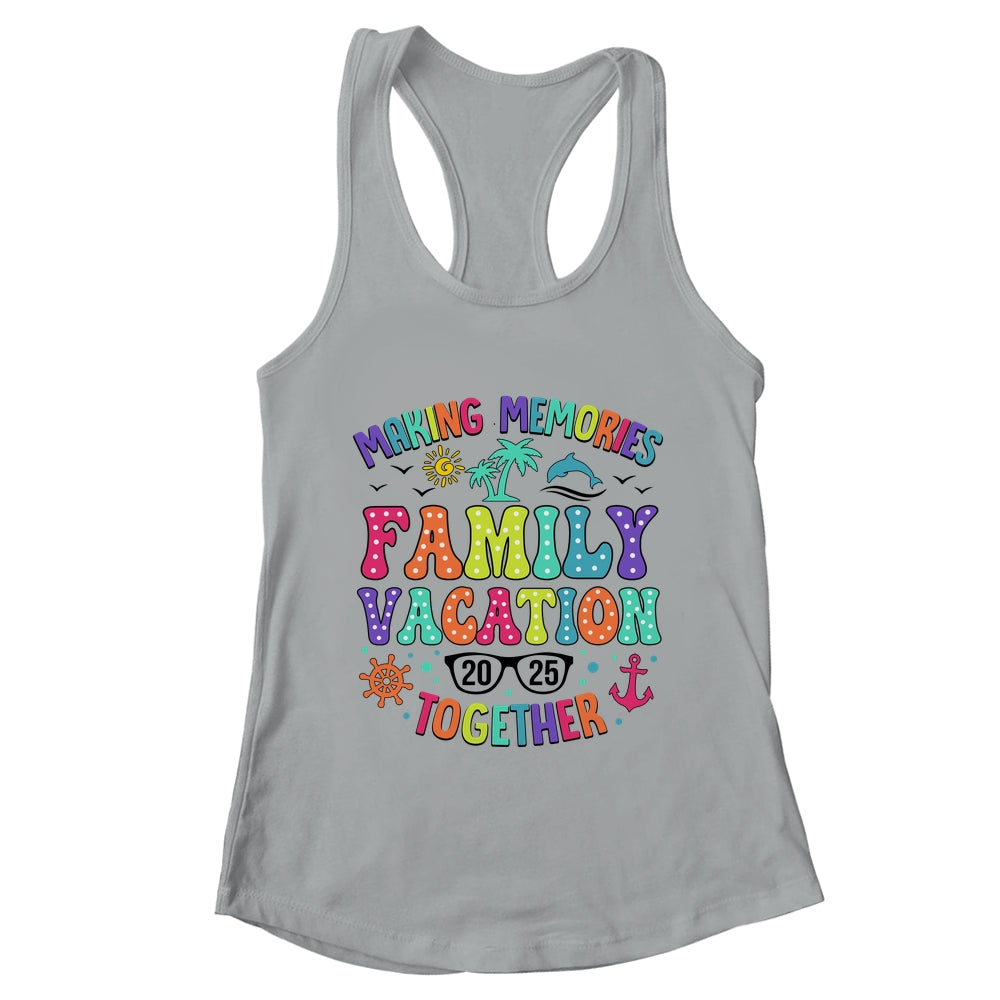 Family Vacation 2025 Beach Matching Summer Vacation Shirt & Tank Top | teecentury