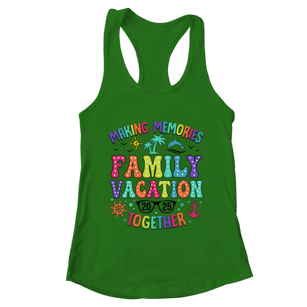 Family Vacation 2025 Beach Matching Summer Vacation Shirt & Tank Top | teecentury