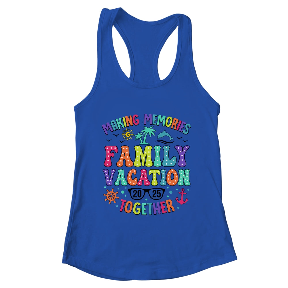 Family Vacation 2025 Beach Matching Summer Vacation Shirt & Tank Top | teecentury