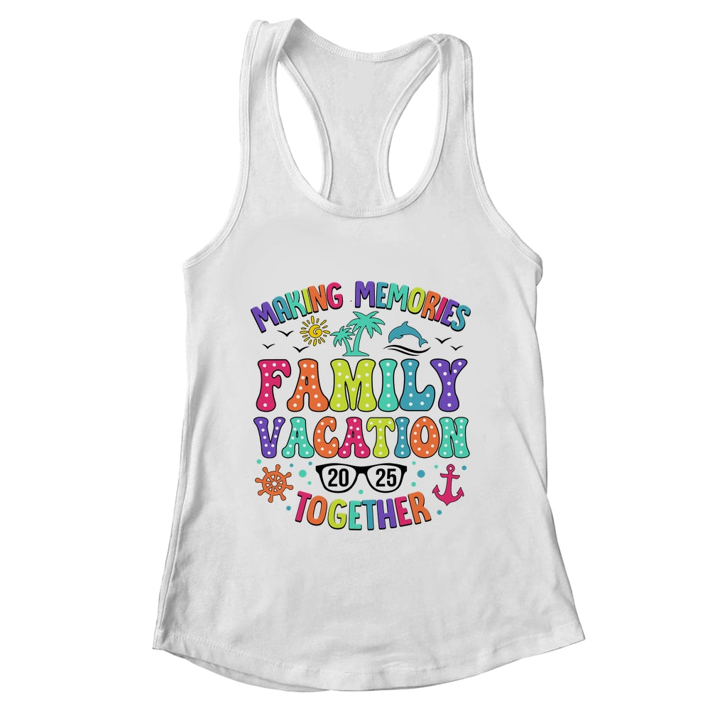 Family Vacation 2025 Beach Matching Summer Vacation Shirt & Tank Top | teecentury