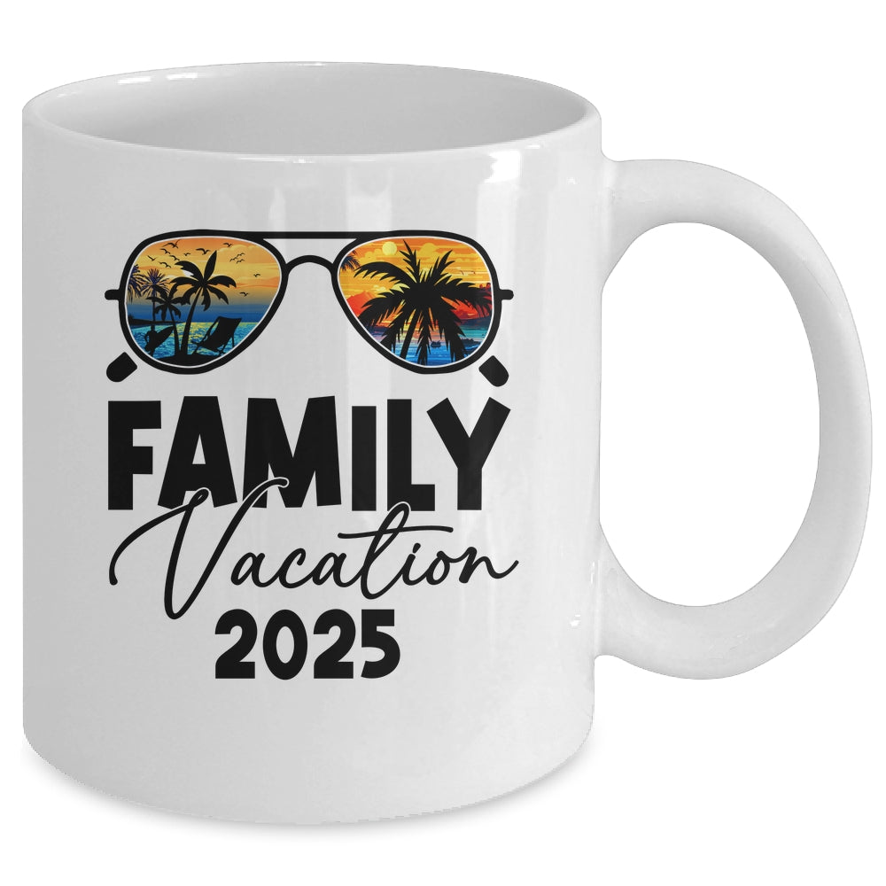 Family Vacation 2025 Beach Summer Family Together Vacation Mug | teecentury