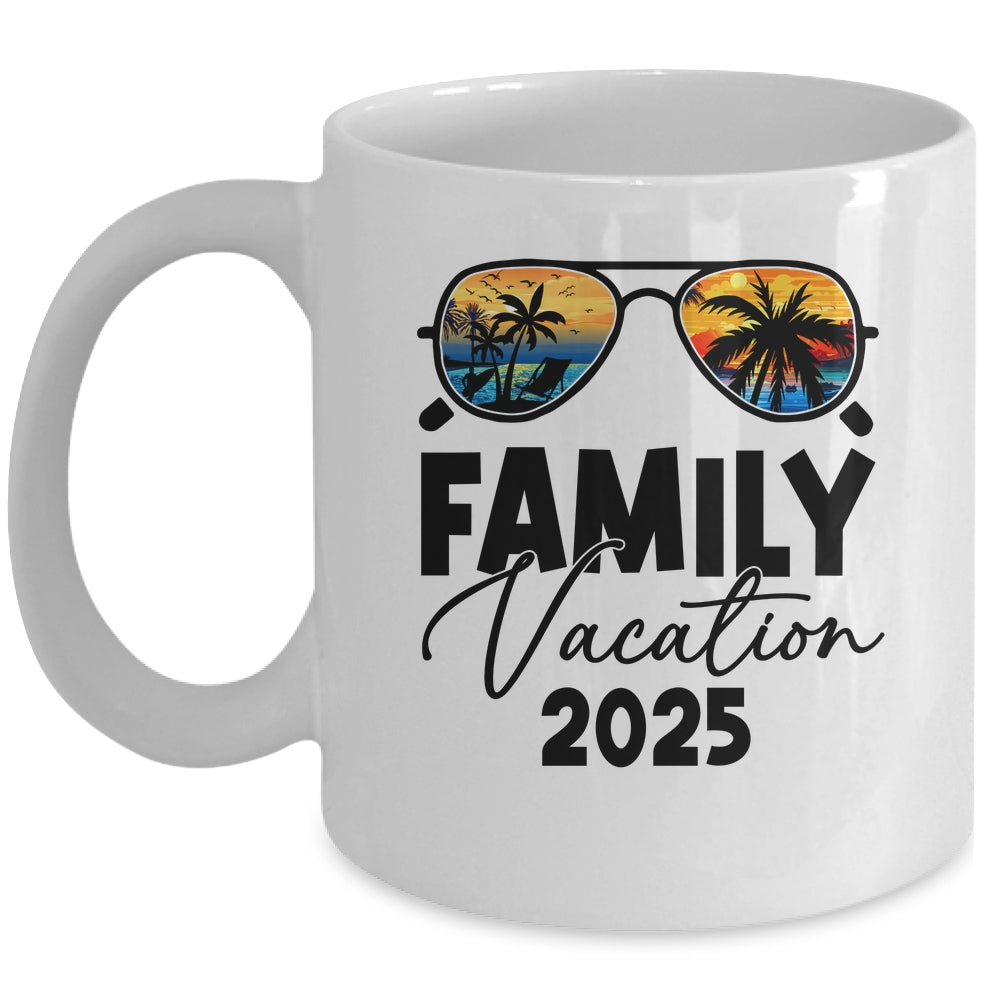 Family Vacation 2025 Beach Summer Family Together Vacation Mug | teecentury
