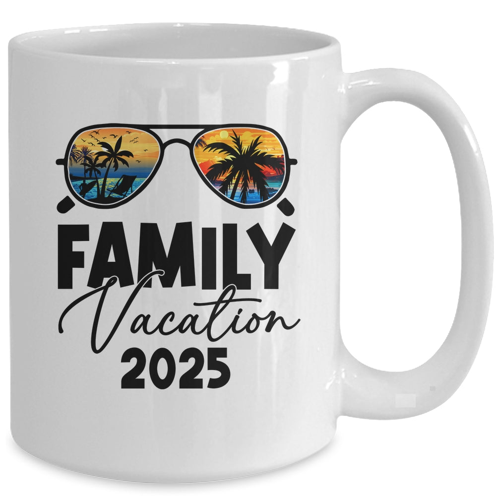 Family Vacation 2025 Beach Summer Family Together Vacation Mug | teecentury