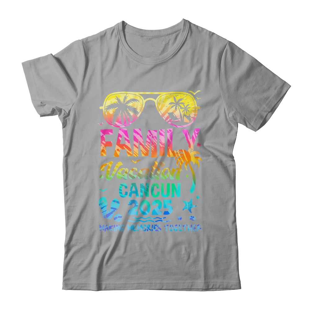 Family Vacation 2025 Cancun Matching Memories Together Shirt & Tank Top | teecentury