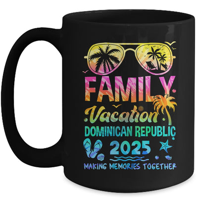 Family Vacation 2025 Dominican Republic Matching Memories Together Mug | teecentury