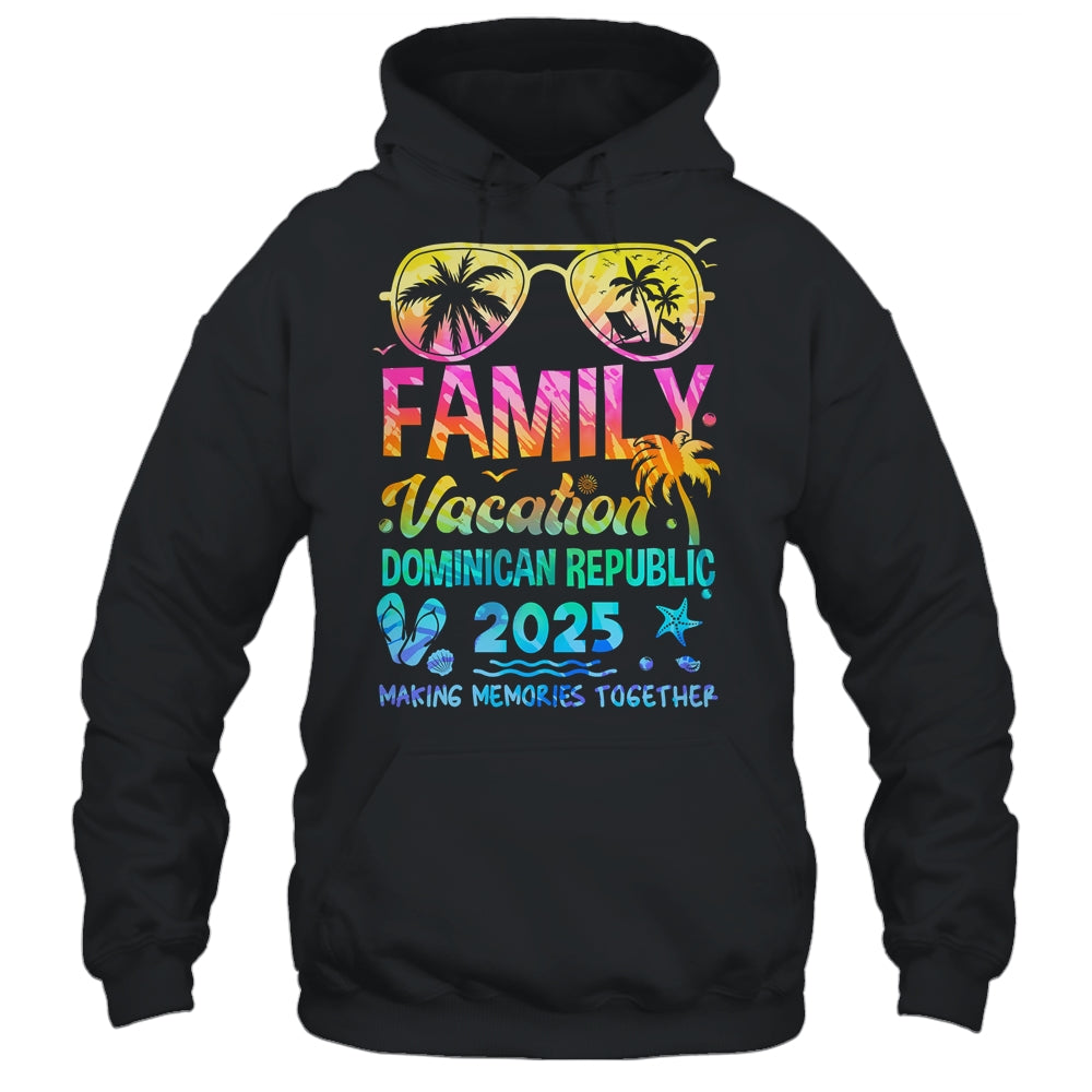 Family Vacation 2025 Dominican Republic Matching Memories Together Shirt & Tank Top | teecentury