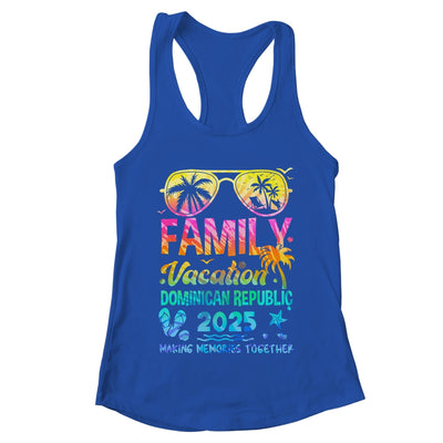 Family Vacation 2025 Dominican Republic Matching Memories Together Shirt & Tank Top | teecentury