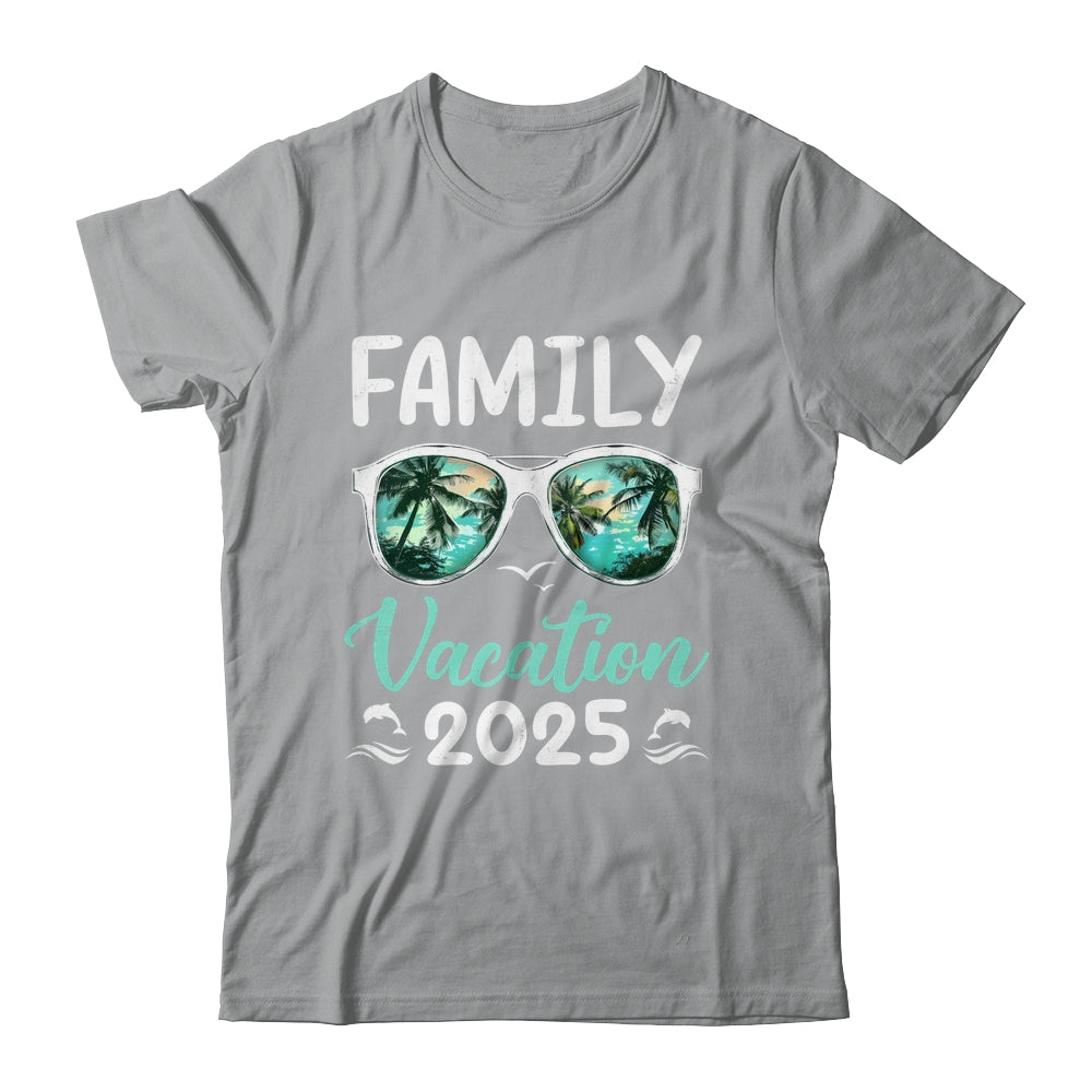 Family Vacation 2025 Family Group Matching Summer Beach Trip Shirt & Tank Top | teecentury