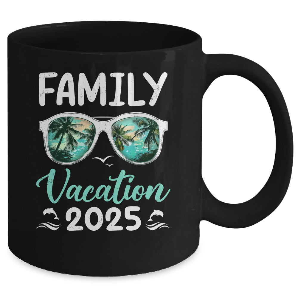 Family Vacation 2025 Family Group Matching Summer Beach Trip Mug | teecentury