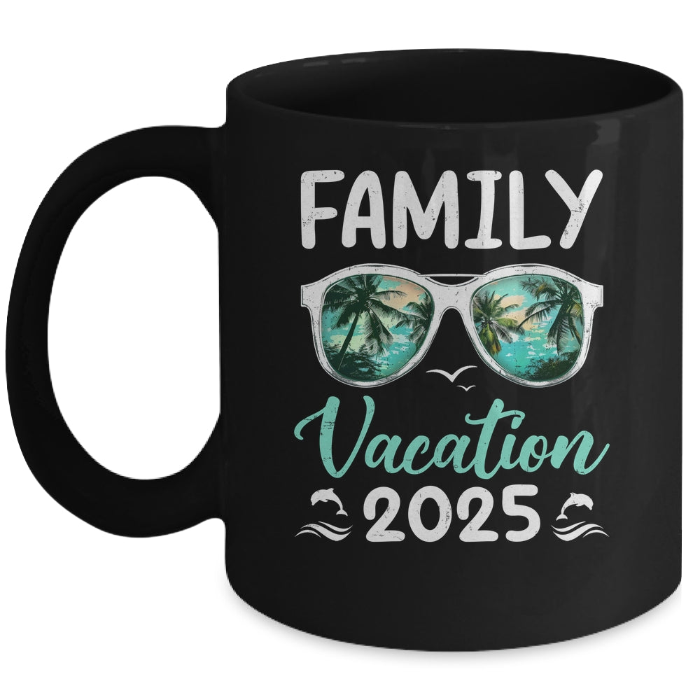 Family Vacation 2025 Family Group Matching Summer Beach Trip Mug | teecentury