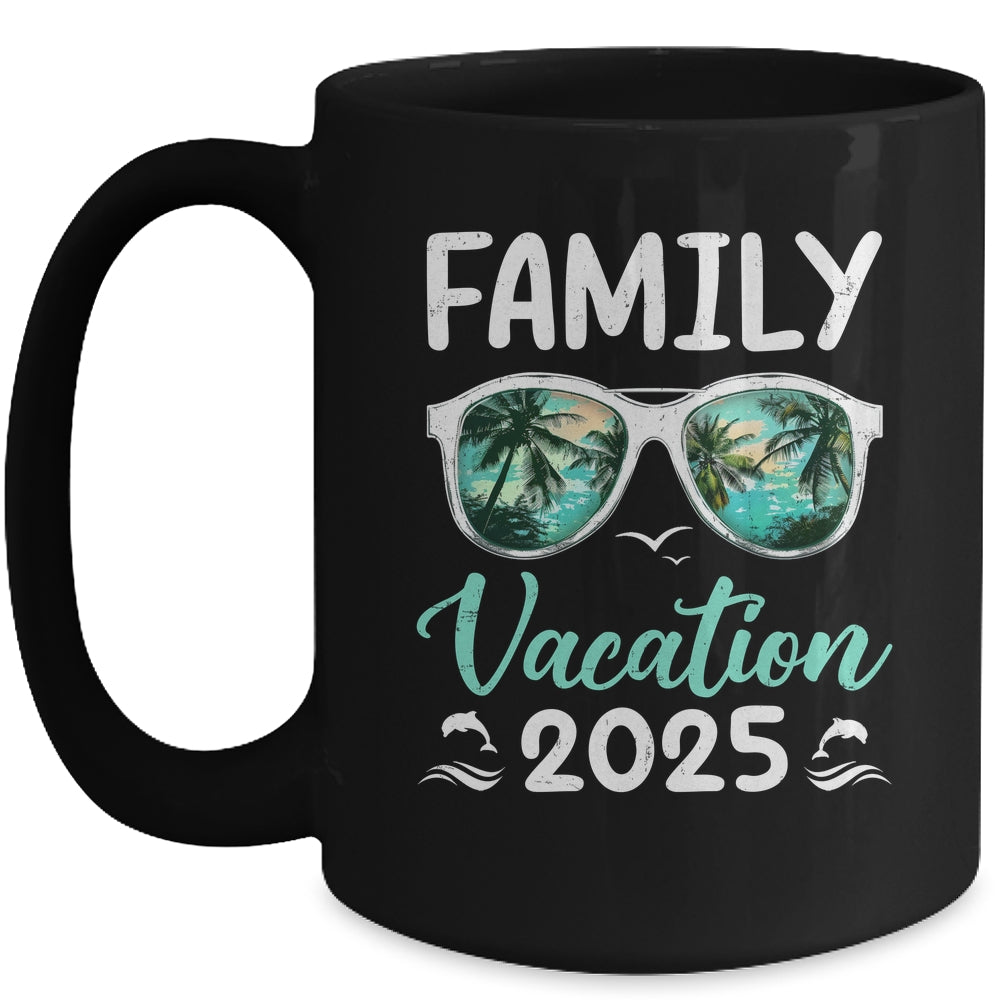 Family Vacation 2025 Family Group Matching Summer Beach Trip Mug | teecentury