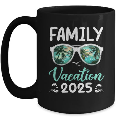 Family Vacation 2025 Family Group Matching Summer Beach Trip Mug | teecentury