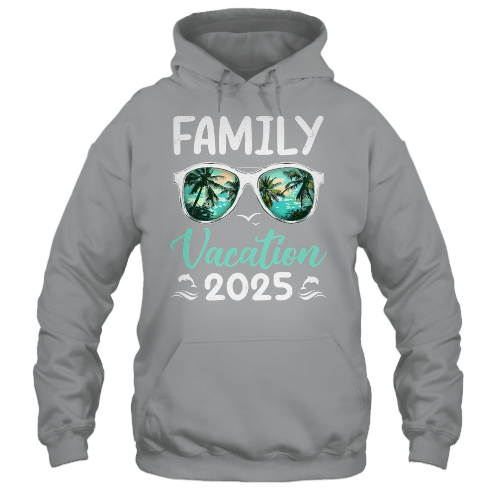 Family Vacation 2025 Family Group Matching Summer Beach Trip Shirt & Tank Top | teecentury
