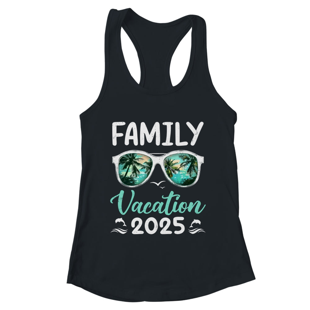 Family Vacation 2025 Family Group Matching Summer Beach Trip Shirt & Tank Top | teecentury
