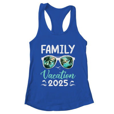 Family Vacation 2025 Family Group Matching Summer Beach Trip Shirt & Tank Top | teecentury