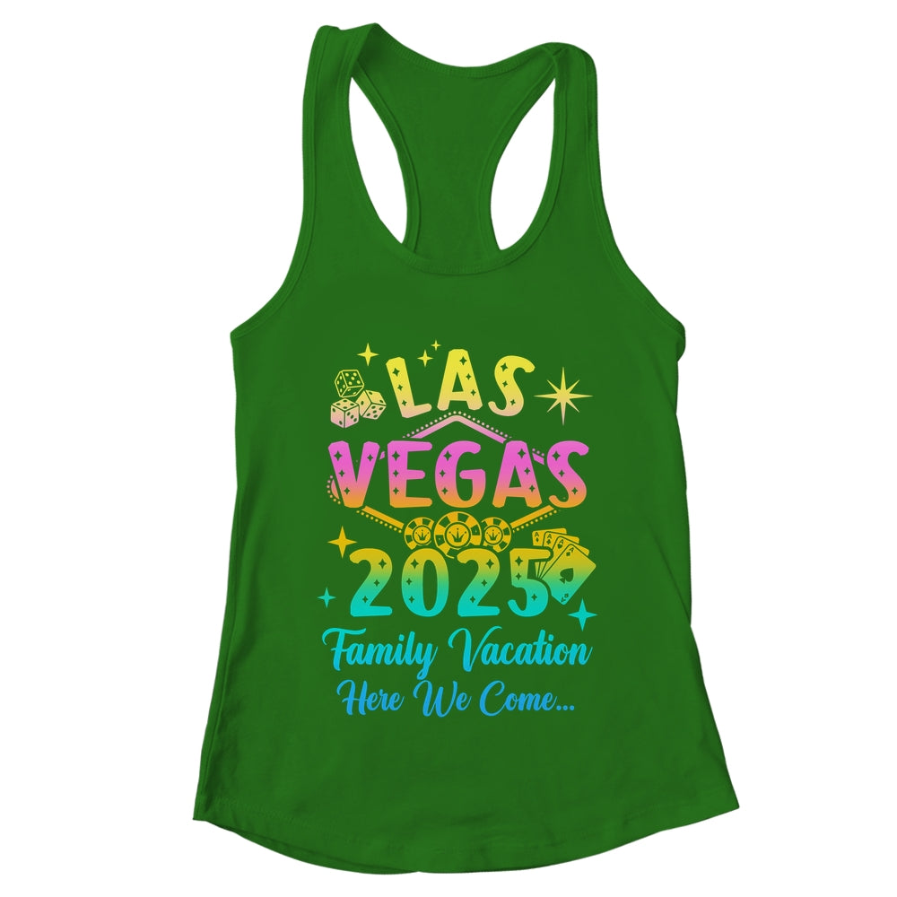 Family Vacation 2025 Las Vegas Matching Family Trip Group Shirt & Tank Top | teecentury