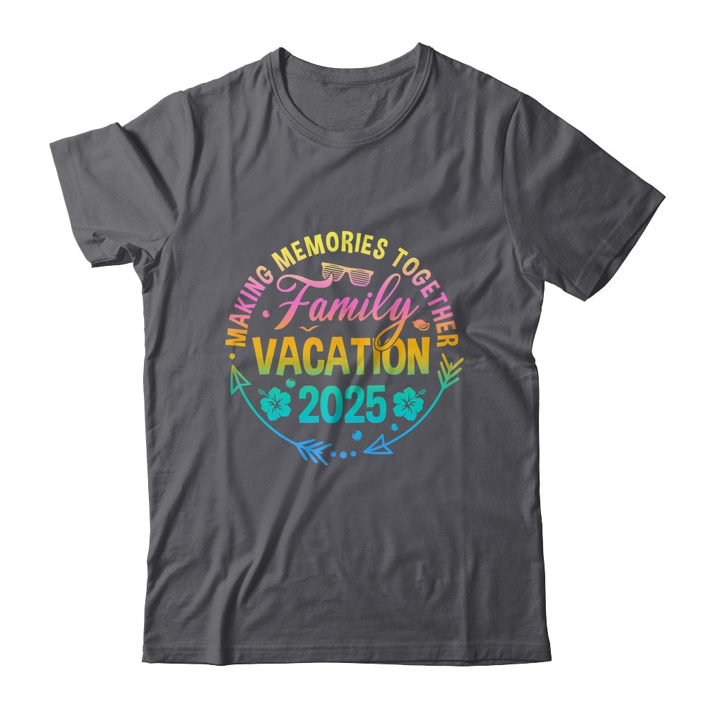 Family Vacation 2025 Making Memories Matching Summer Vacation Shirt & Tank Top | teecentury