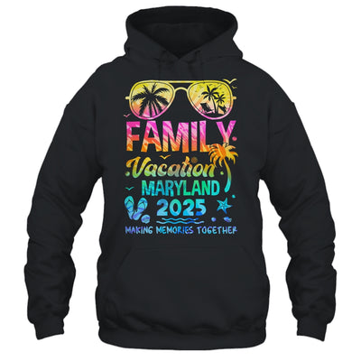 Family Vacation 2025 Maryland Matching Memories Together Shirt & Tank Top | teecentury
