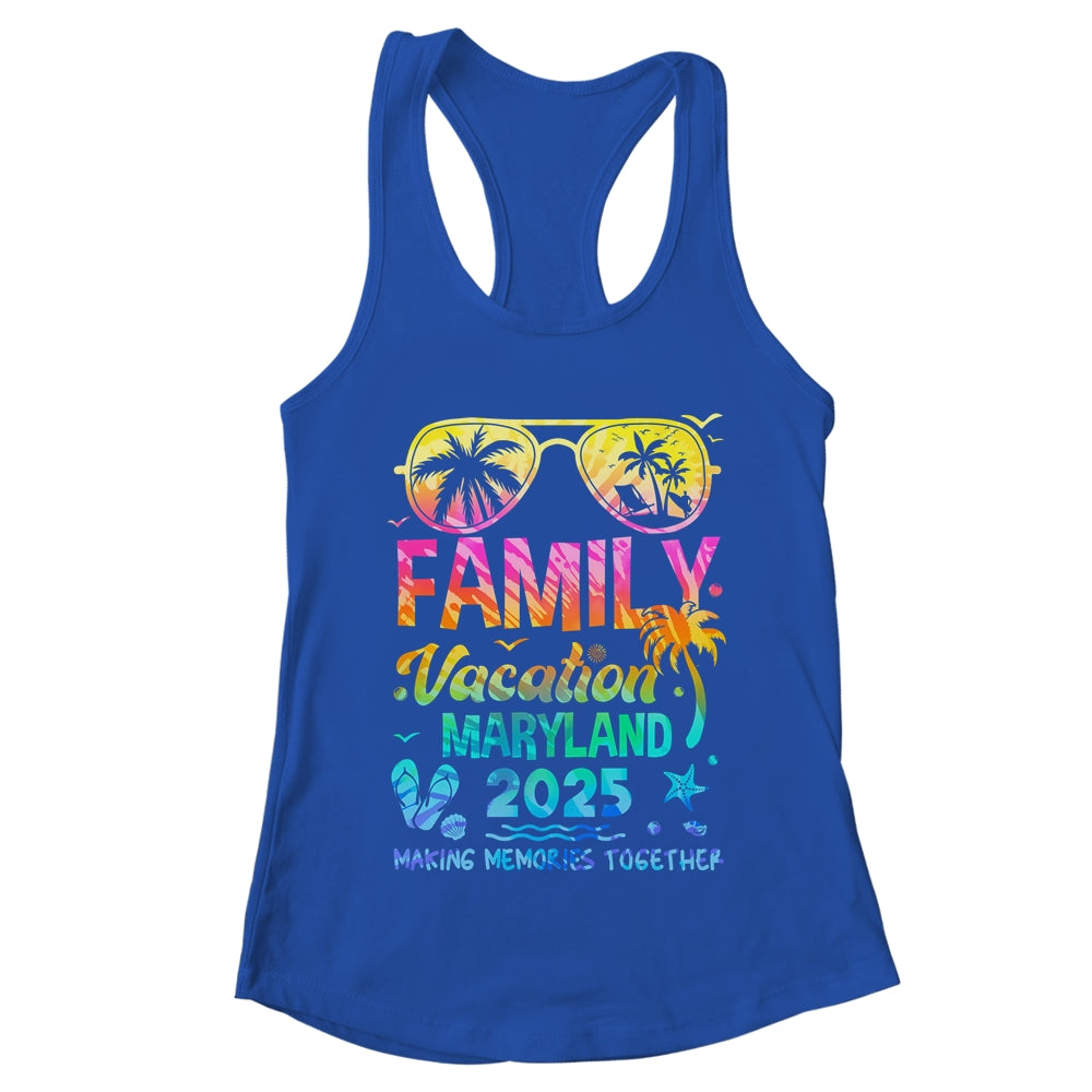 Family Vacation 2025 Maryland Matching Memories Together Shirt & Tank Top | teecentury