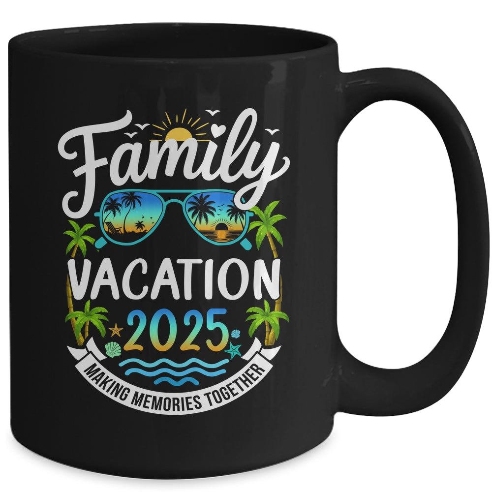 Family Vacation 2025 Matching Family Summer Vacation Beach Mug | teecentury