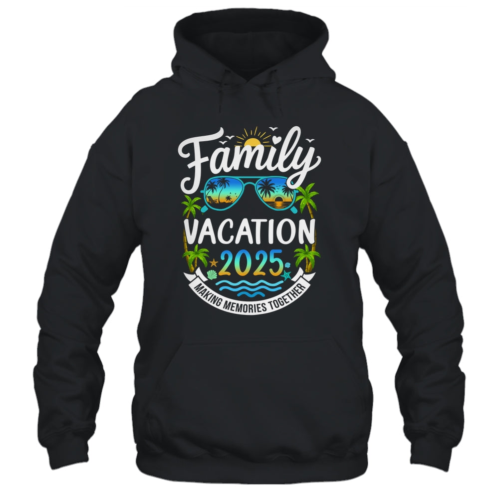 Family Vacation 2025 Matching Family Summer Vacation Beach Shirt & Tank Top | teecentury