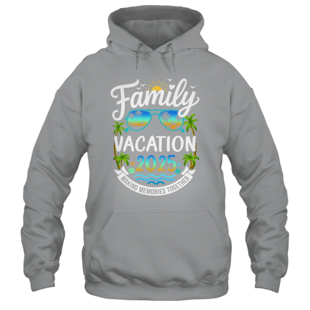 Family Vacation 2025 Matching Family Summer Vacation Beach Shirt & Tank Top | teecentury