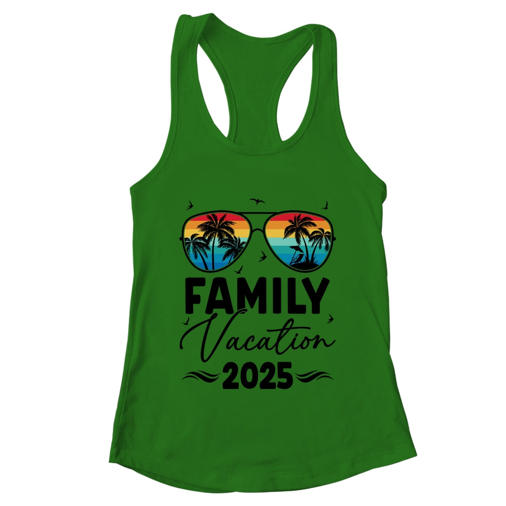 Family Vacation 2025 Matching Family Summer Vacation Shirt & Tank Top | teecentury