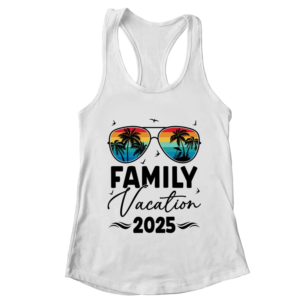 Family Vacation 2025 Matching Family Summer Vacation Shirt & Tank Top | teecentury