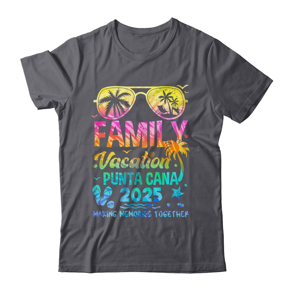 Family Vacation 2025 Punta Cana Matching Memories Together Shirt & Tank Top | teecentury