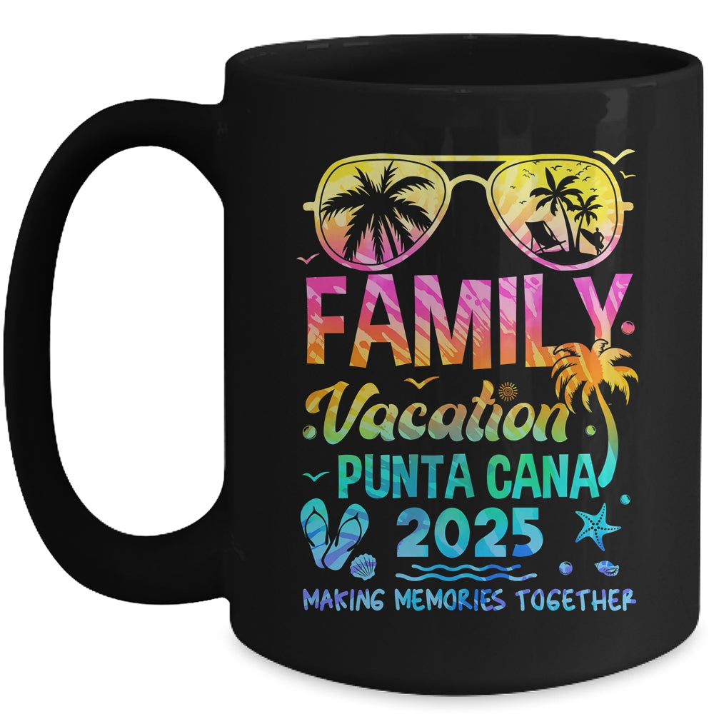 Family Vacation 2025 Punta Cana Matching Memories Together Mug | teecentury