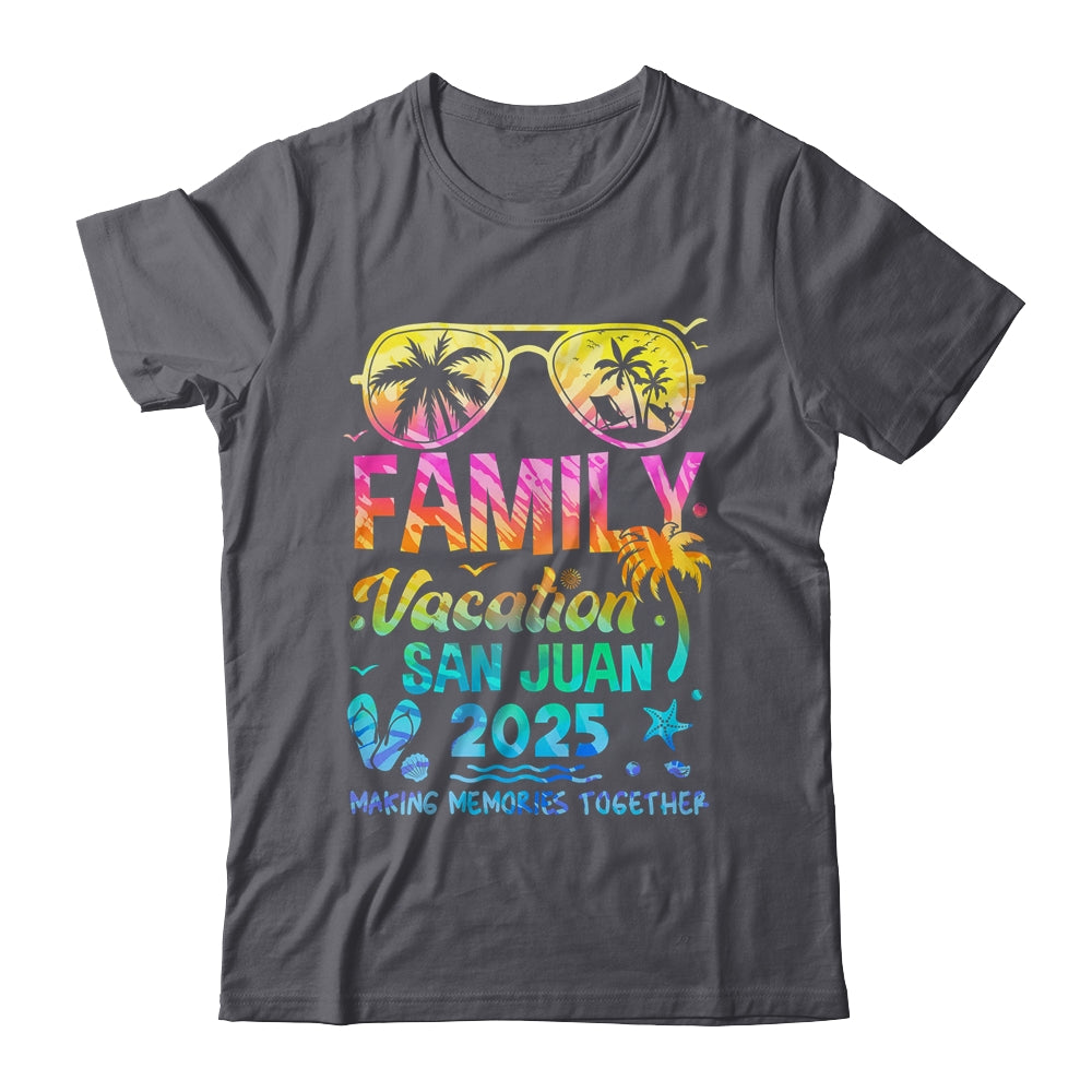 Family Vacation 2025 San Juan Matching Memories Together Shirt & Tank Top | teecentury